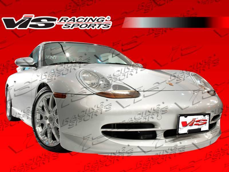 1999-2001 Porsche 996 2 doors GT 3 Style FRP Primer Front Bumper-3