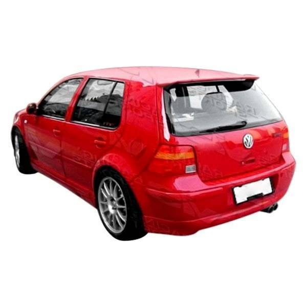 1999-2005 Volkswagen Golf 4 2 doors 4 doors A Tech Style FRP Primer Rear Lip-1
