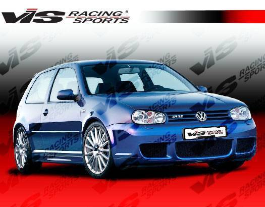 1999-2005 Volkswagen Golf 4 2 doors 4 doors R 32 Style FRP Primer Front Bumper-2