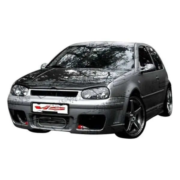 1999-2005 Volkswagen Golf 4 2 doors 4 doors R Tech Style FRP Primer Side Skirts-1