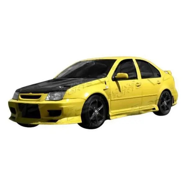 1999-2004 Volkswagen Jetta 4 doors DEMON Style FRP Primer Side Skirts-1