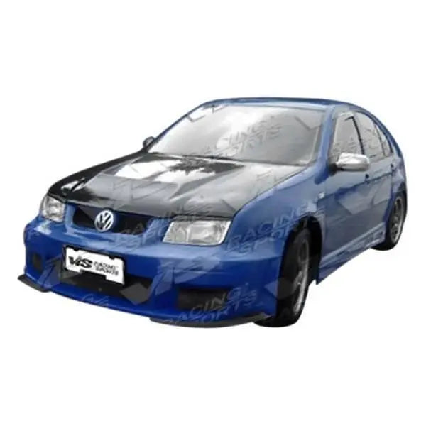 1999-2004 Volkswagen Jetta 4 doors G55 Style FRP Primer Side Skirts-1