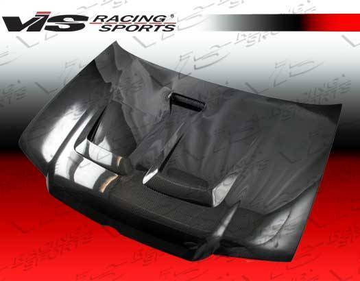 1999-2005 Volkswagen Jetta 4 doors MONSTER Style Carbon Fiber Black Hood-3