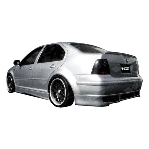 1999-2004 Volkswagen Jetta 4 doors R Tech Style FRP Primer Rear Lip-1