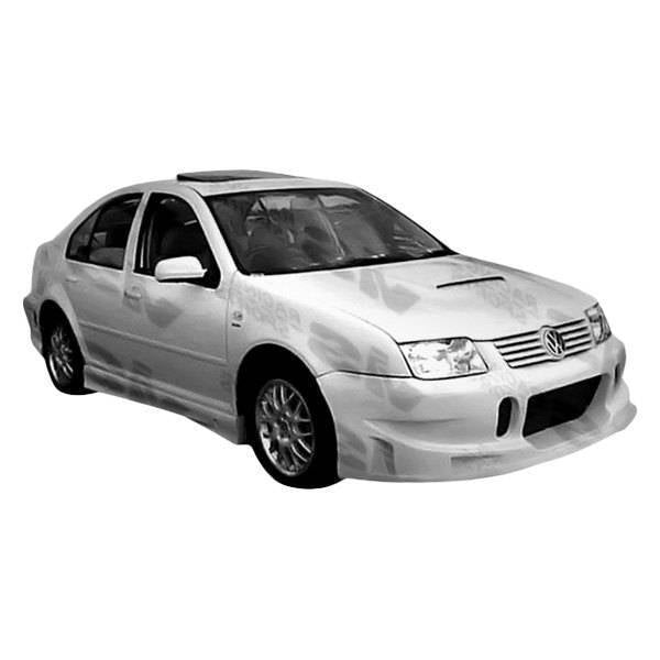 1999-2004 Volkswagen Jetta 4 doors TSC Style FRP Primer Front Bumper-1