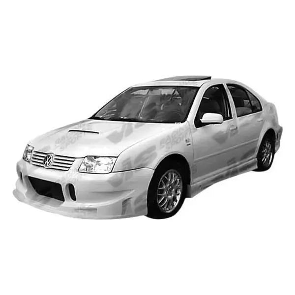 1999-2004 Volkswagen Jetta 4 doors TSC Style FRP Primer Side Skirts-1