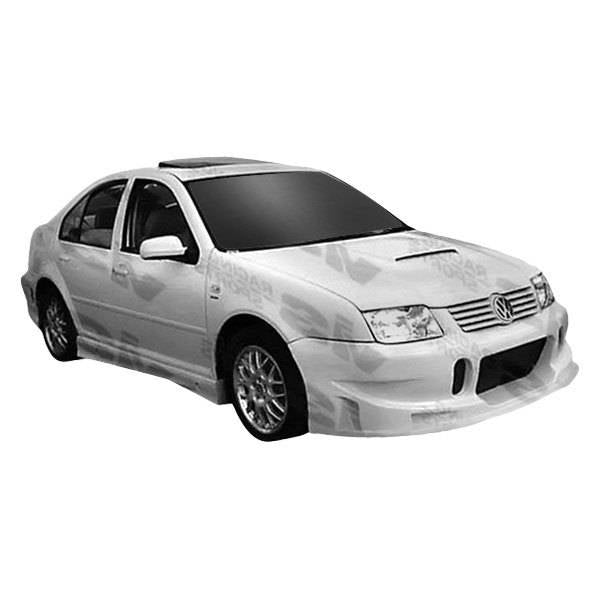 1999-2004 Volkswagen Jetta 4 doors TSC Style FRP Primer Full Kit-1