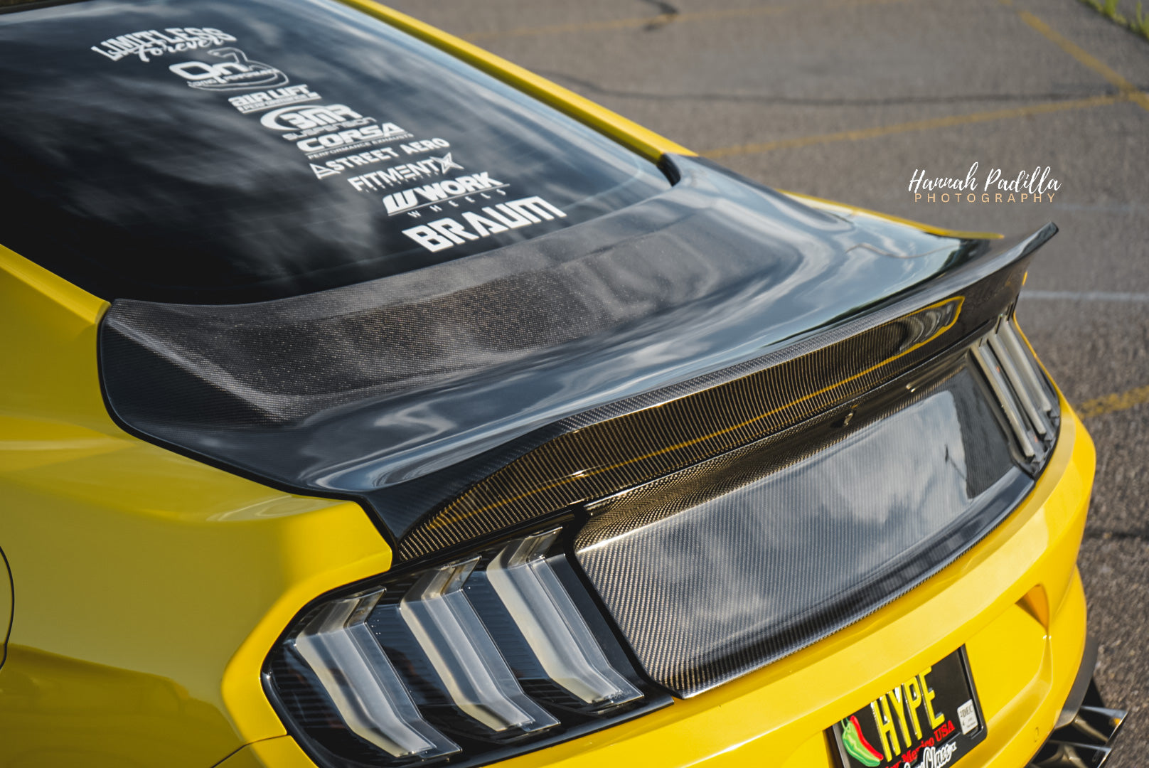 Carbon Fiber Trunk Demon Style for Ford MUSTANG 2DR 2015-2023