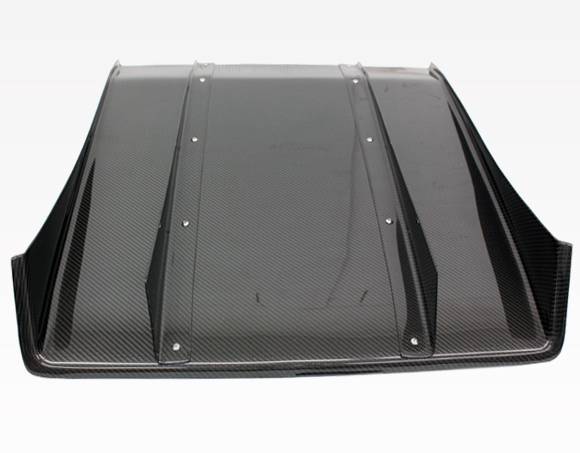 Universal VRS Style Carbon Fiber Black Diffuser-3