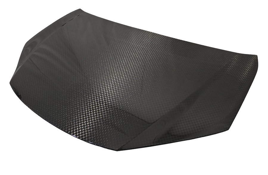 Carbon Micro Weave Hood OEM Style for Toyota Prius 2023-2024