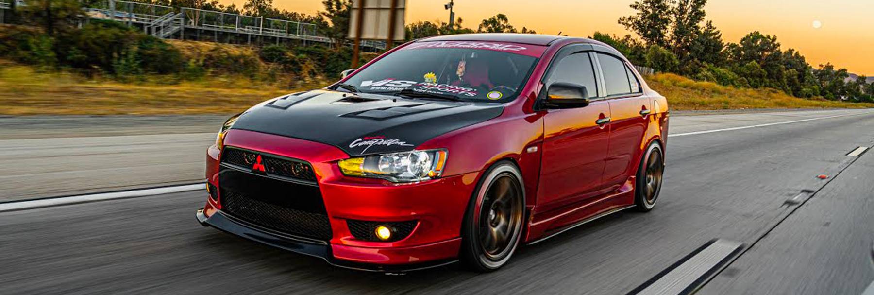MITSUBISHI EVO X LANCER TERMINATOR GT CARBON HOOD