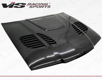VIS Racing - Carbon Fiber Hood GTR Style for BMW 3 SERIES(E36) 4DR 92-98
