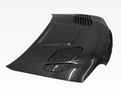 VIS Racing - Carbon Fiber Hood GTR Style for BMW 3 SERIES(E46) 2DR 04-05