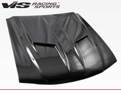 VIS Racing - Carbon Fiber Hood Stalker 2 Style for Ford MUSTANG 2DR 1994-1998