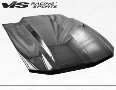 VIS Racing - Carbon Fiber Hood Cowl Induction Style for Ford MUSTANG 2DR 10-12