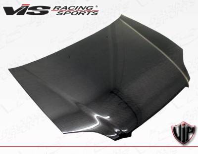 VIS Racing - Carbon Fiber Hood OEM Style for Honda Civic 2DR & 4DR 96-98