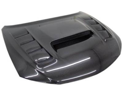 VIS Racing - Carbon Fiber Hood VRS Style for Subaru WRX Hatchback & 4DR 08-14