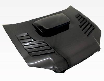 VIS Racing - Carbon Fiber Hood Tracer Style for Subaru WRX 4DR 04-05
