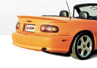 Wings West - 1990-1998 Mazda Miata W-Typ Rear Lip Fiberglass
