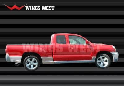 Wings West - 2005-2008 Toyota Tacoma Extended Cab Ww Type Left Rear Quarter Flare