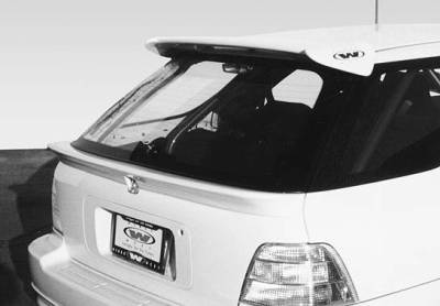 Wings West - 1994-1997 Honda Accord Wagon Type R Roof Wing No Light