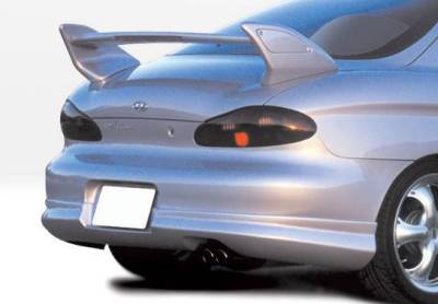 Wings West - 1997-1999 Hyundai Tiburon W-Typ Rear Lip Polyurethane