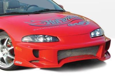 Wings West - 1997-1999 Mitsubishi Eclipse Aggressor Front Bumper Cover Polyurethane