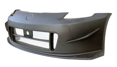 VIS Racing - 2003-2008 Nissan 350Z 2Dr Techno R 2 Front Bumper w/ Canards