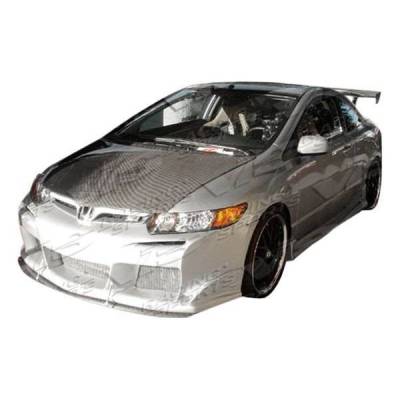 VIS Racing - 2006-2011 Honda Civic 2Dr Laser Side Skirts