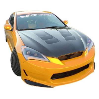 VIS Racing - 2010-2012 Hyundai Genesis Coupe Ams Gt Front Bumper