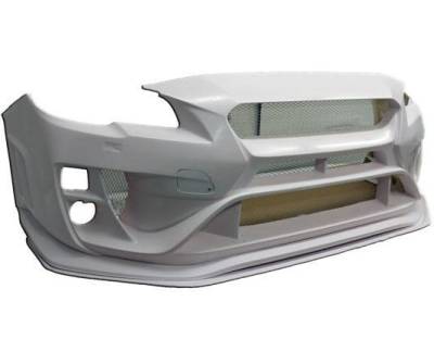 VIS Racing - 2015-2017 Subaru Wrx VRS Style Front Bumper with lip and splitter
