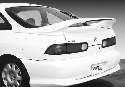 VIS Racing - 1994-2001 Acura Integra 2Dr Custom 3Pc Mid Wing With Light