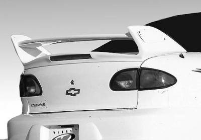 VIS Racing - 1995-2003 Chevrolet Cavalier 2/4Dr Adj. Commando Style Wing With Light