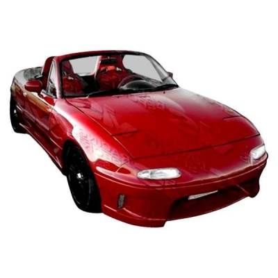 VIS Racing - 1990-1998 Mazda Miata 2Dr Wizdom Front Bumper
