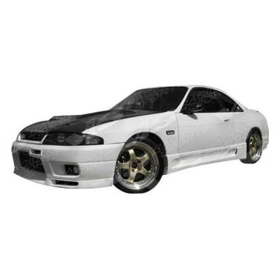 VIS Racing - 1995-1998 Nissan Skyline R33 Gtr 2Dr Techno R Side Skirts