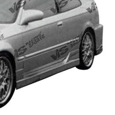 VIS Racing - 1996-2000 Honda Civic 2Dr/Hb Tsc Side Skirts