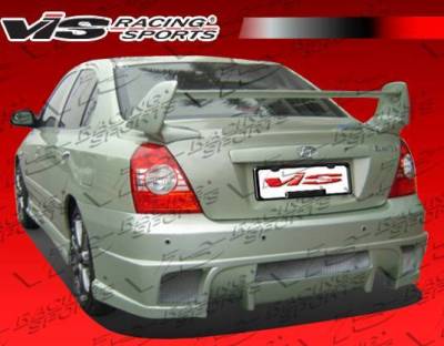 VIS Racing - 2004-2006 Hyundai Elantra 4Dr Cyber Rear Bumper