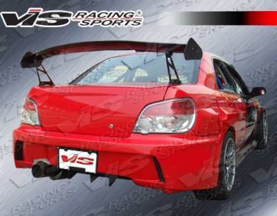 VIS Racing - 2004-2007 Subaru Wrx 4Dr Zyclone Rear Bumper