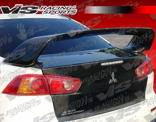 VIS Racing - Carbon Fiber Trunk OEM Style for Mitsubishi EVO 10 4DR 08-15