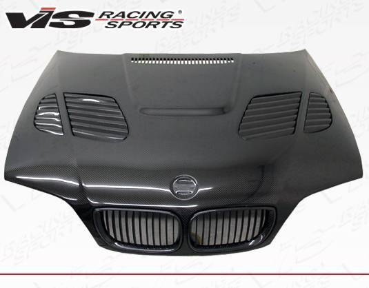 VIS Racing - Carbon Fiber Hood GTR Style for BMW 3 SERIES(E46) 2DR 99-03