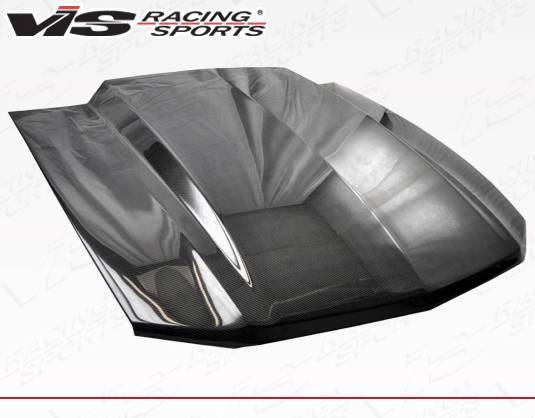 VIS Racing - Carbon Fiber Hood Cowl Induction Style for Ford MUSTANG 2DR 2010-2012