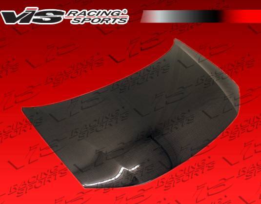 VIS Racing - Carbon Fiber Hood OEM Style for Honda Civic 2DR 2012-2013