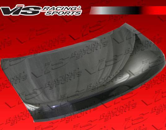 VIS Racing - Carbon Fiber Hood OEM Style for Nissan Cube 4DR 2009-2014