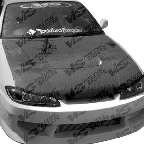 VIS Racing - Carbon Fiber Hood JS Style for Nissan SILVA S15 2DR 99-02