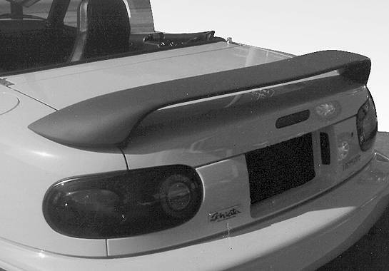 Wings West - 1990-1998 Mazda Miata WW Style Wing W/Corner Trunk Pedestals
