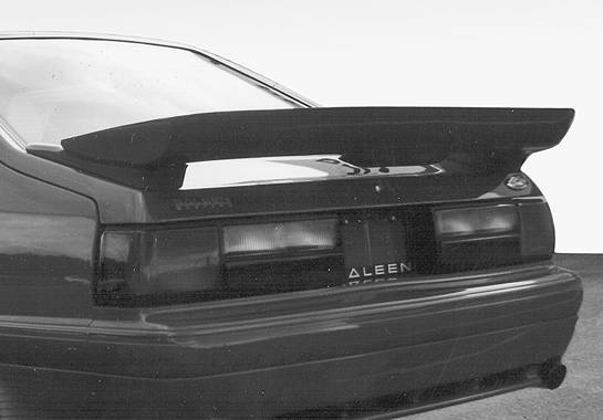 Wings West - 1979-1993 Ford Mustang Hatchback Wing W/Hole For Factory Light Uses 87-93 Gt Light