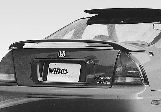 Wings West - 1992-1996 Honda Prelude Factory Style Wing No Light