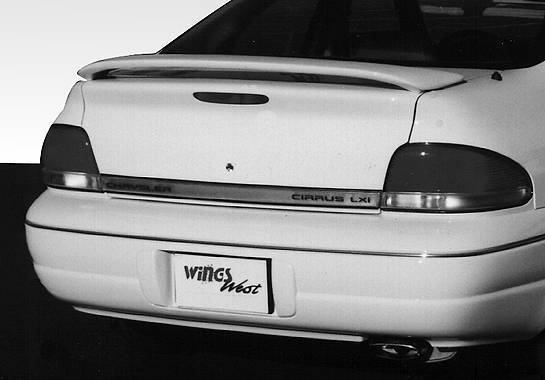 Wings West - 1995-2000 Dodge Cirrus Custom Style Wing No Light