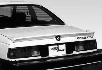 Wings West - 1981-1987 Bmw E24 6 Series Lip Wing No Light