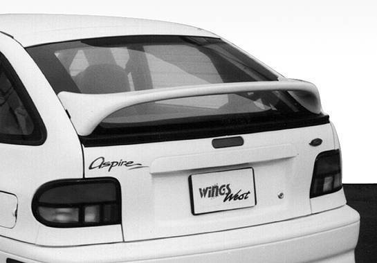 Wings West - 1995-1997 Ford Aspire Factory Style Wing No Light